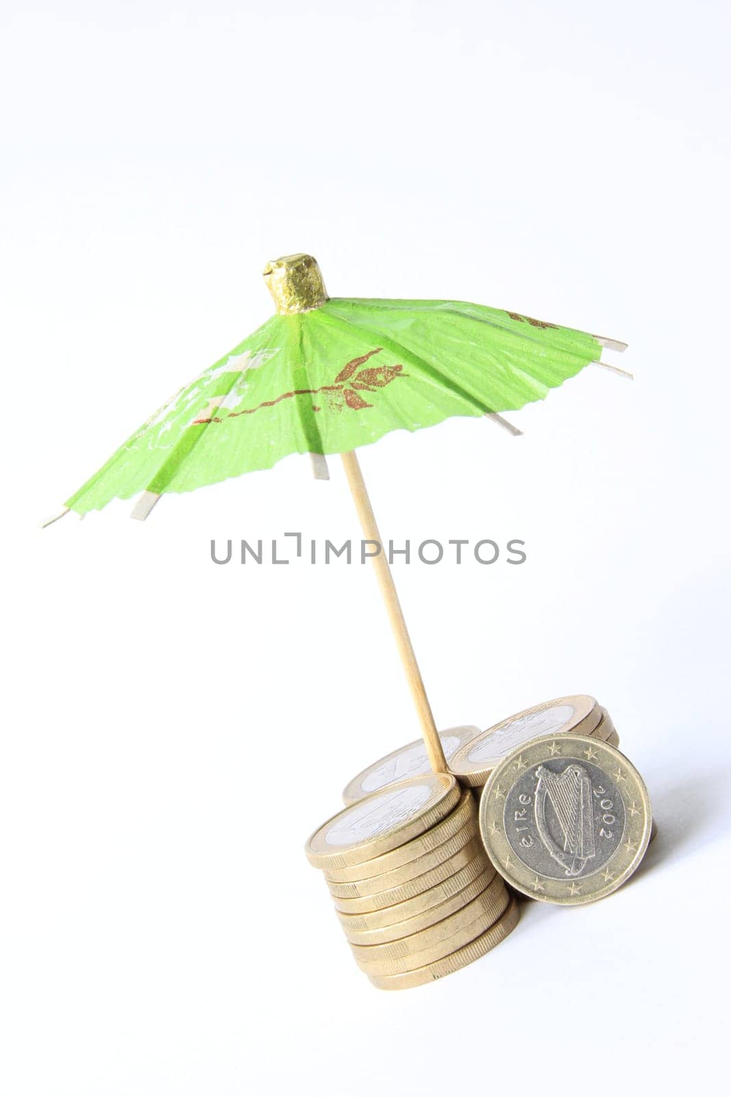 Symbolic image of the euro crisis Ireland
