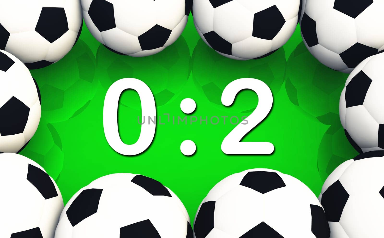 Soccer Match Result 0 to 2