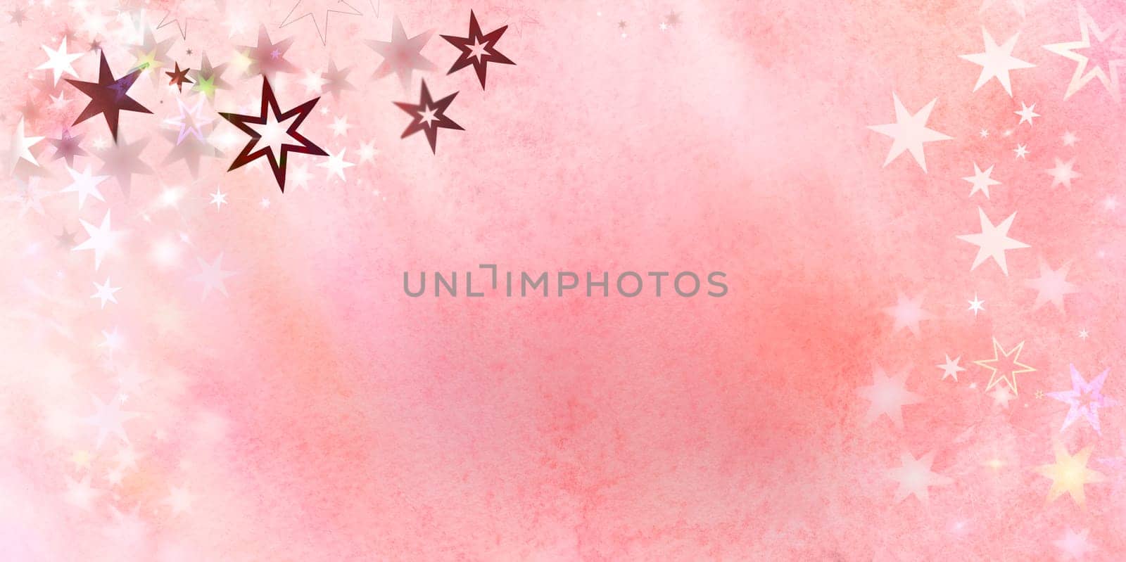 Watercolor - Abstract Stars Background