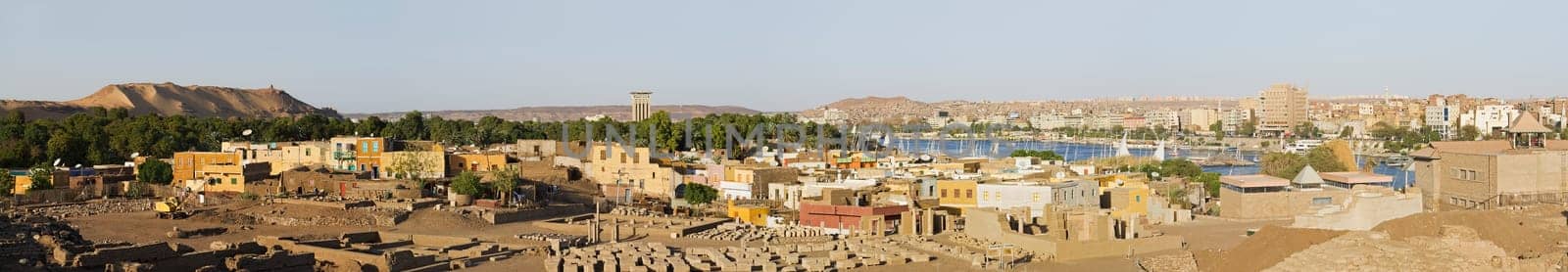 Elephantine Island near Aswan in Egypt