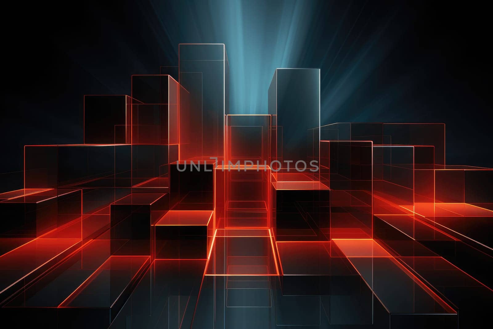 Data futuristic technology background. Abstract background. Wave with connecting or transfer. Generative AI.