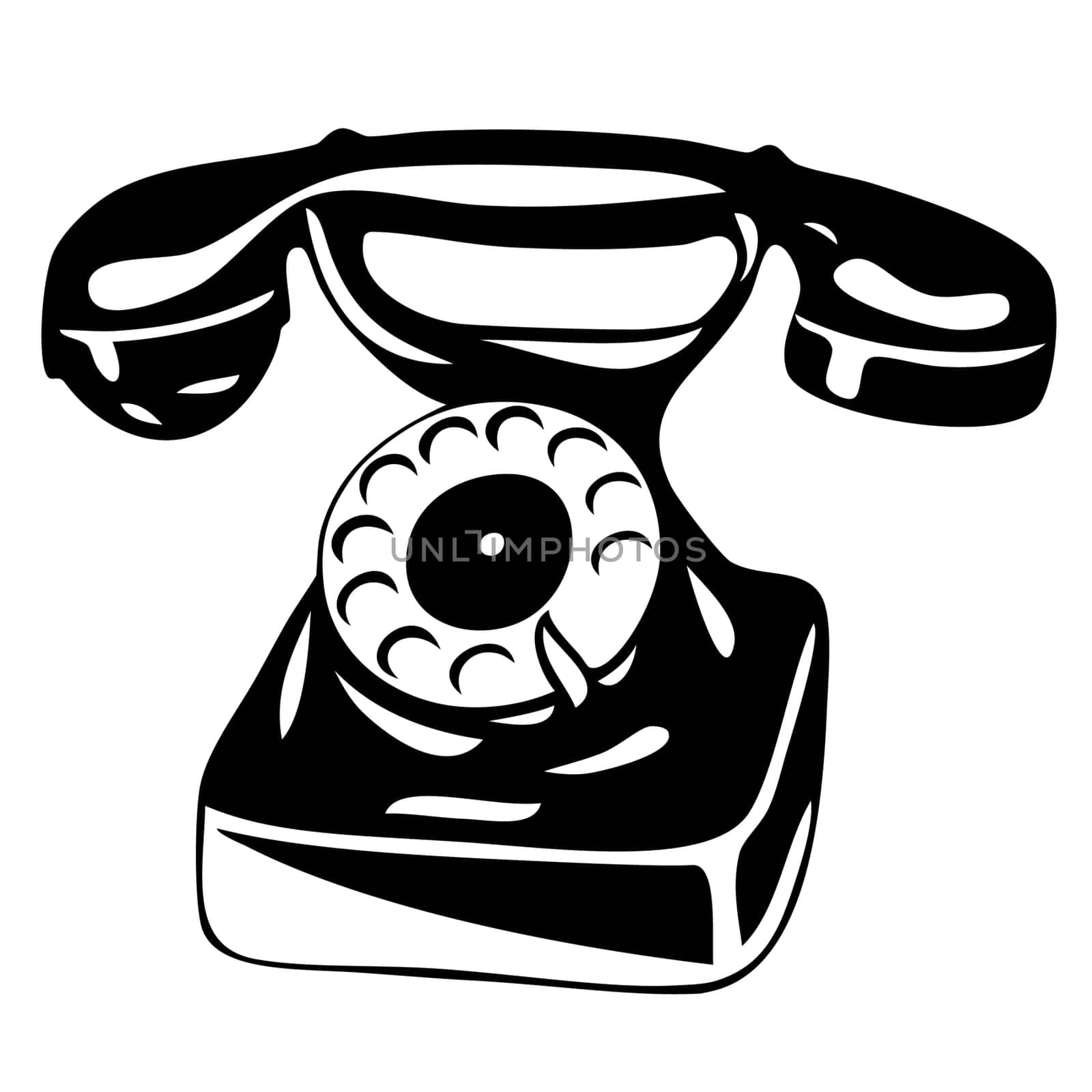 old analogue phone