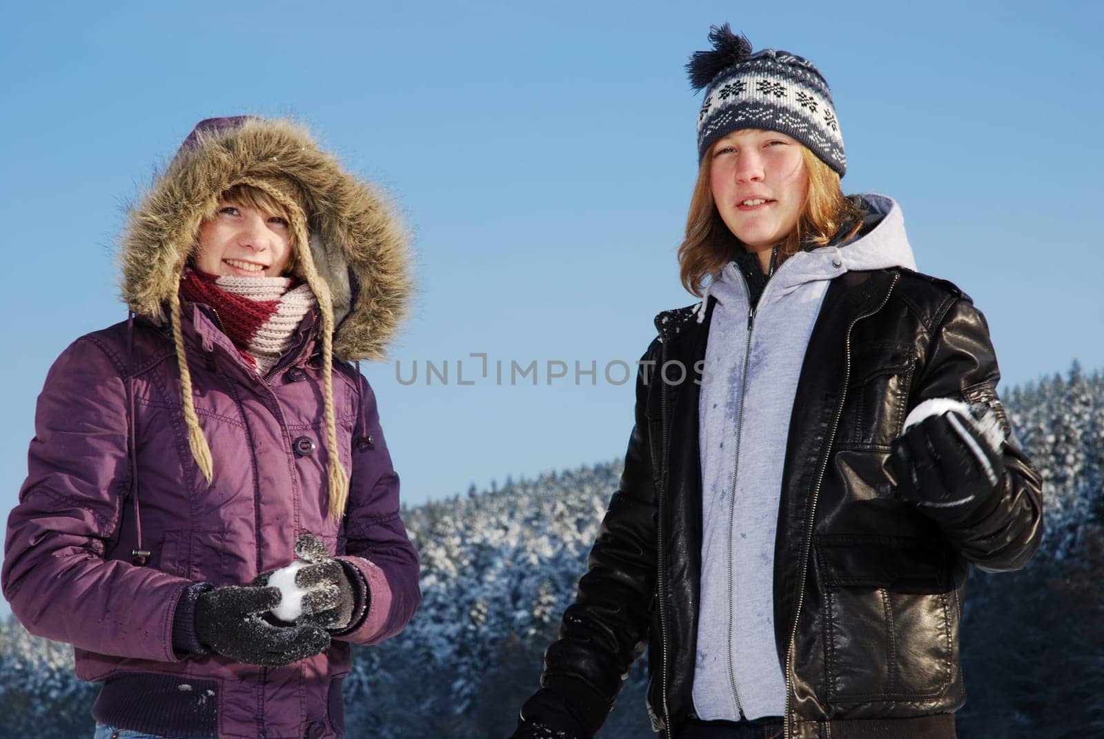 Snowball fight