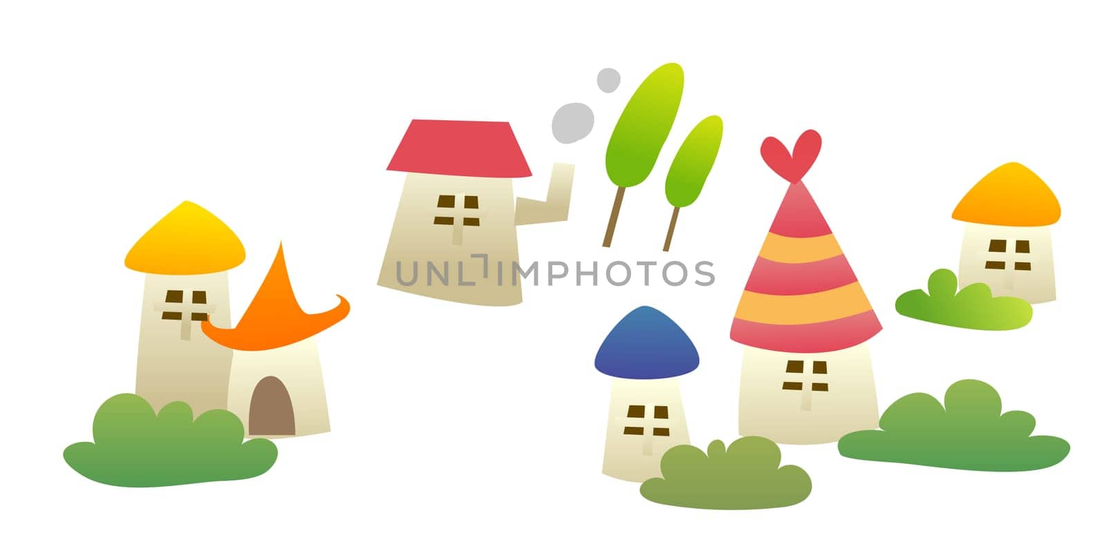 cartoon house