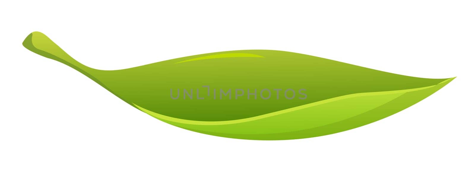 Leaf-shaped boat