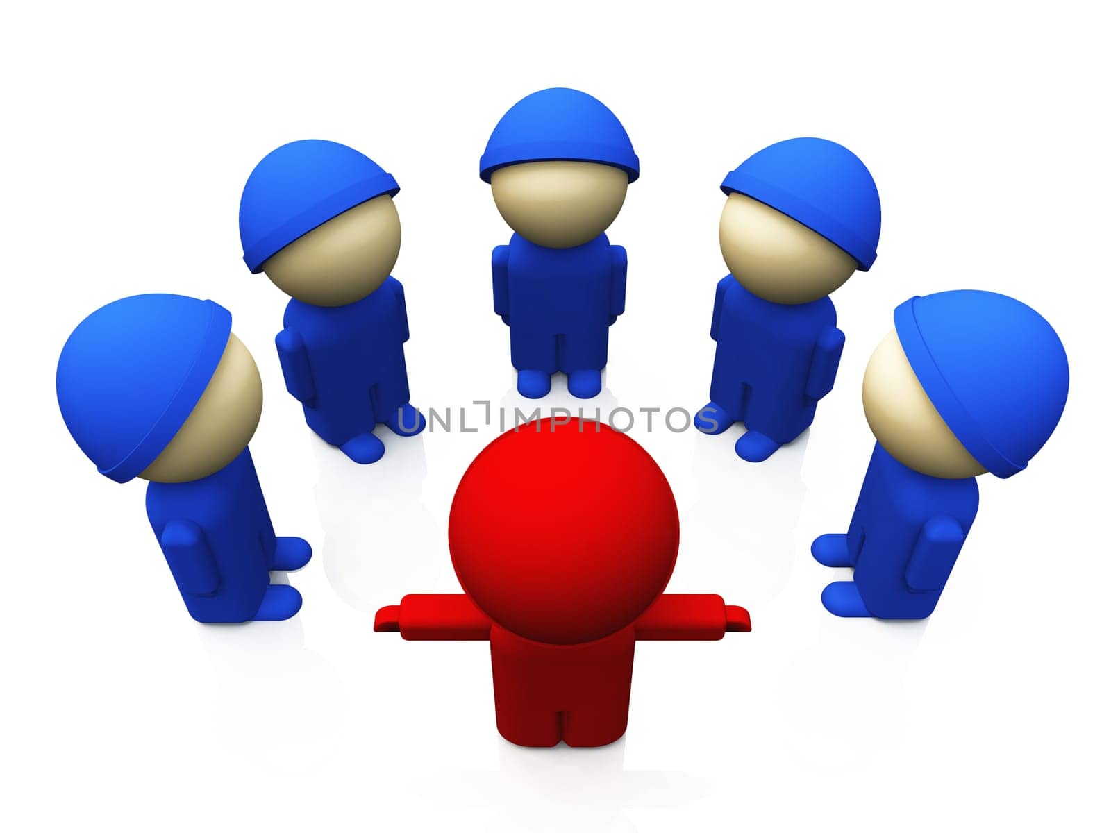 Die Truppe Blau Rot 01