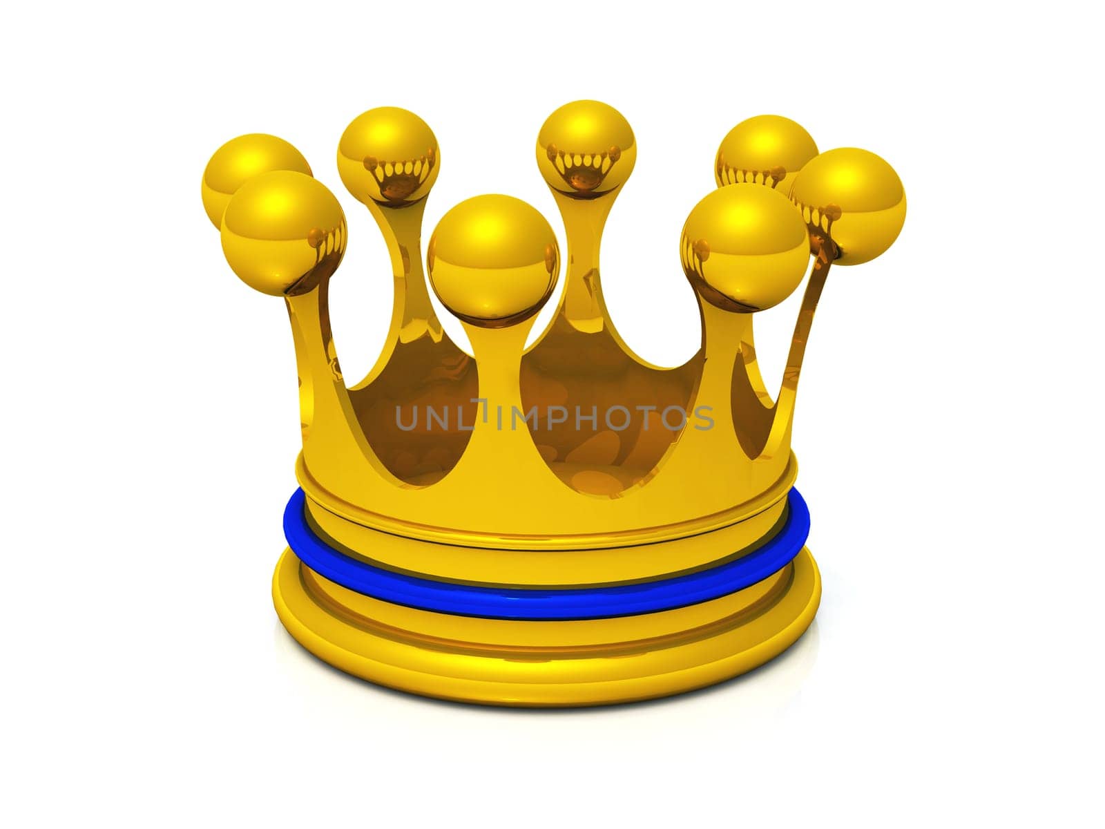 Crown Gold Blue