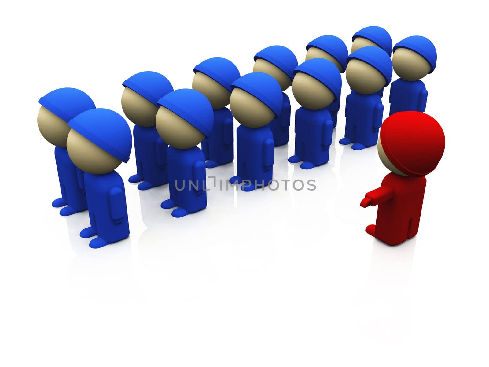 Die Truppe Blau Rot 09