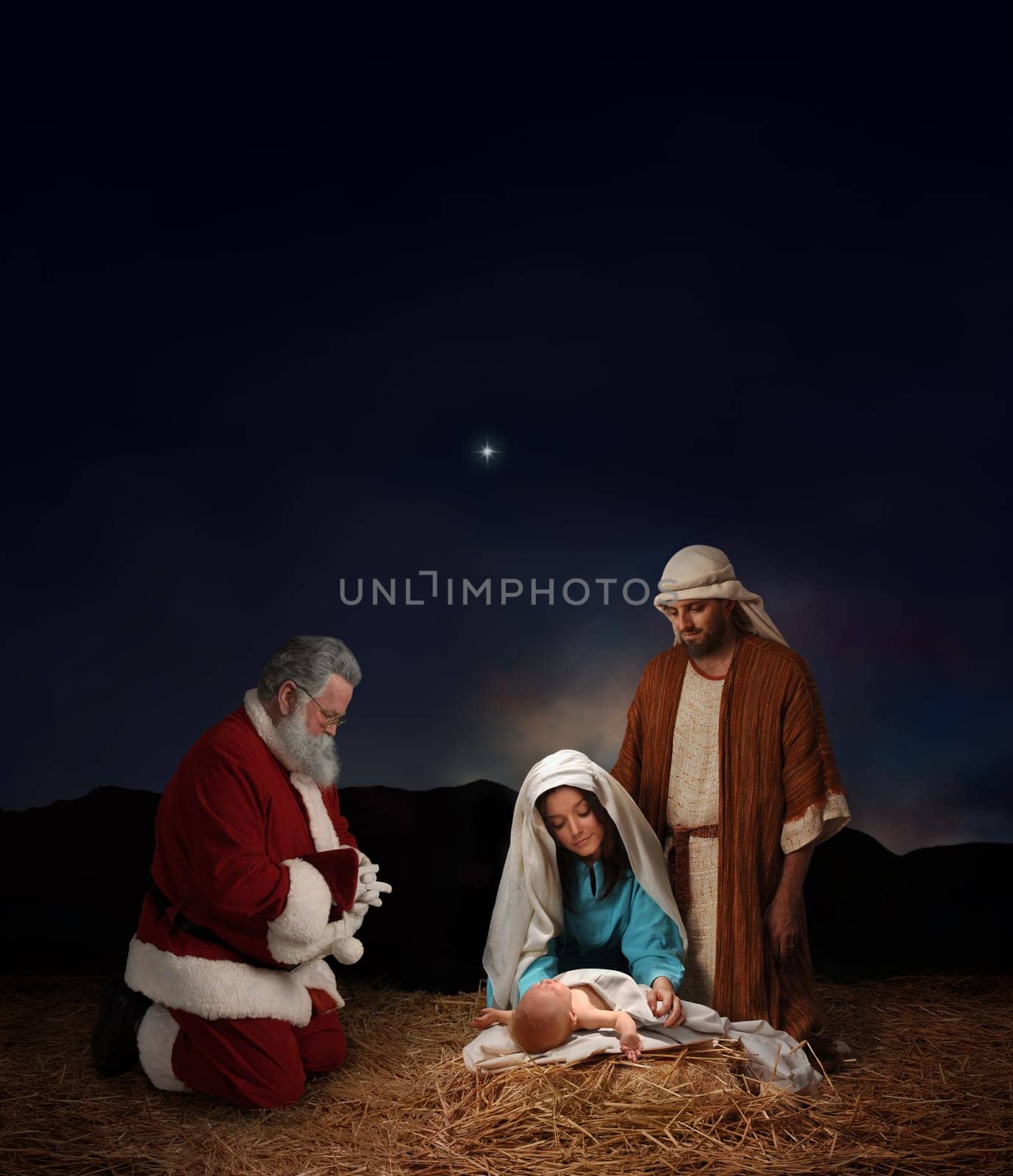 Christmas Nativity with Wise Men