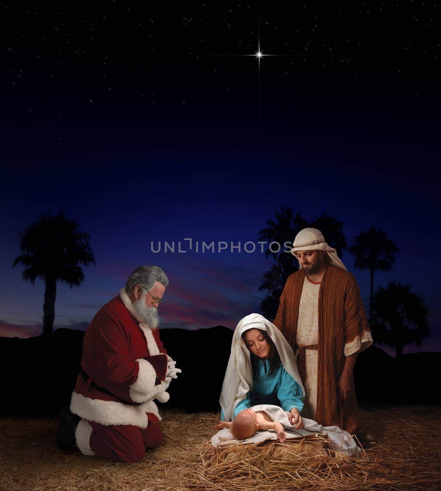 Christmas Nativity with Wise Men