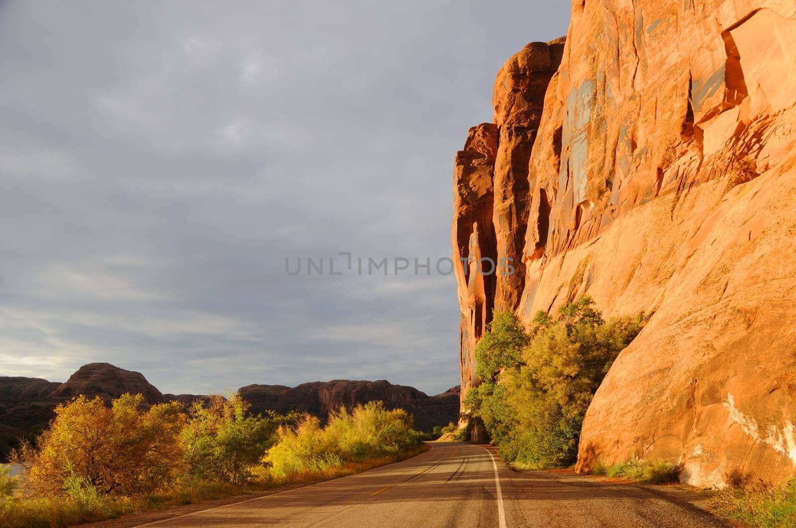Wall Street Cliffs near Moab, Utah