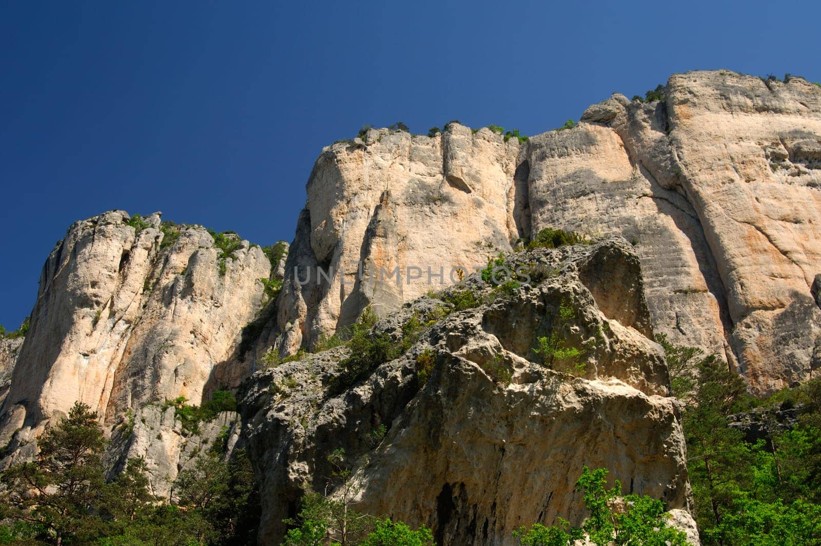 Bizarre rock formations in the Tarn Gorges area,Aveyron,France