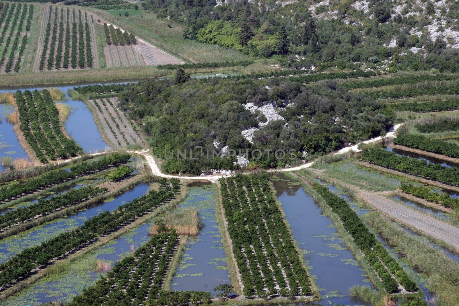 Irrigation scheme on river Neretva