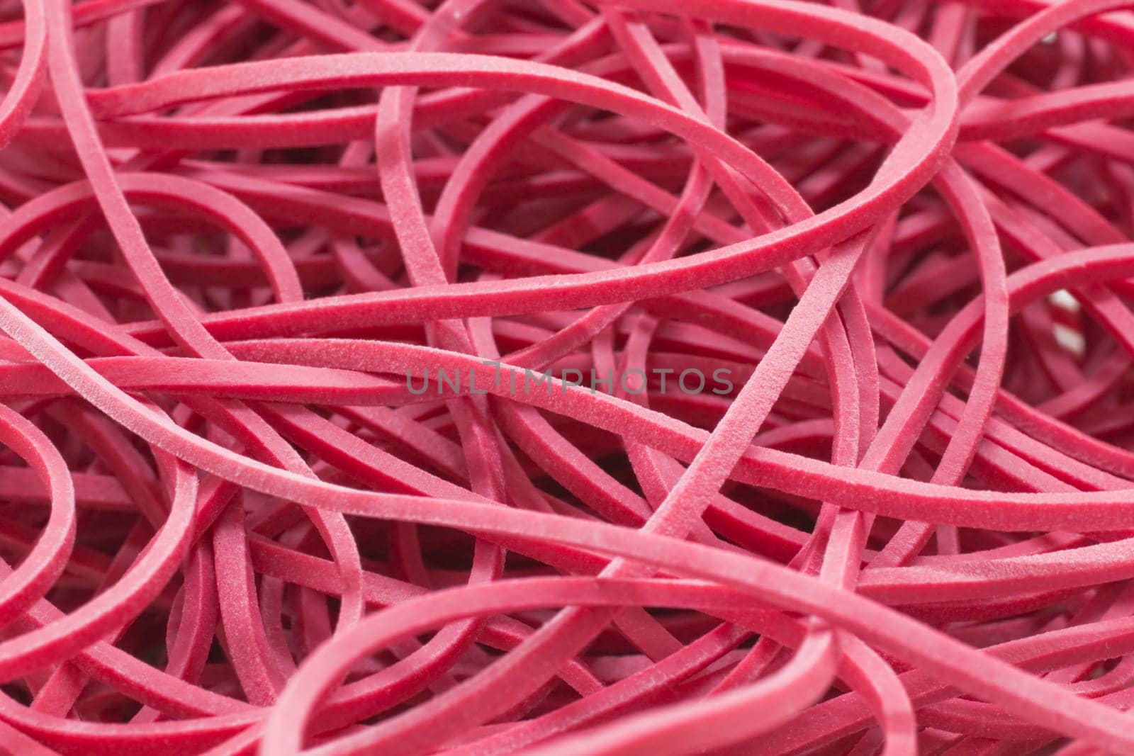 Red Rubber Bands Background