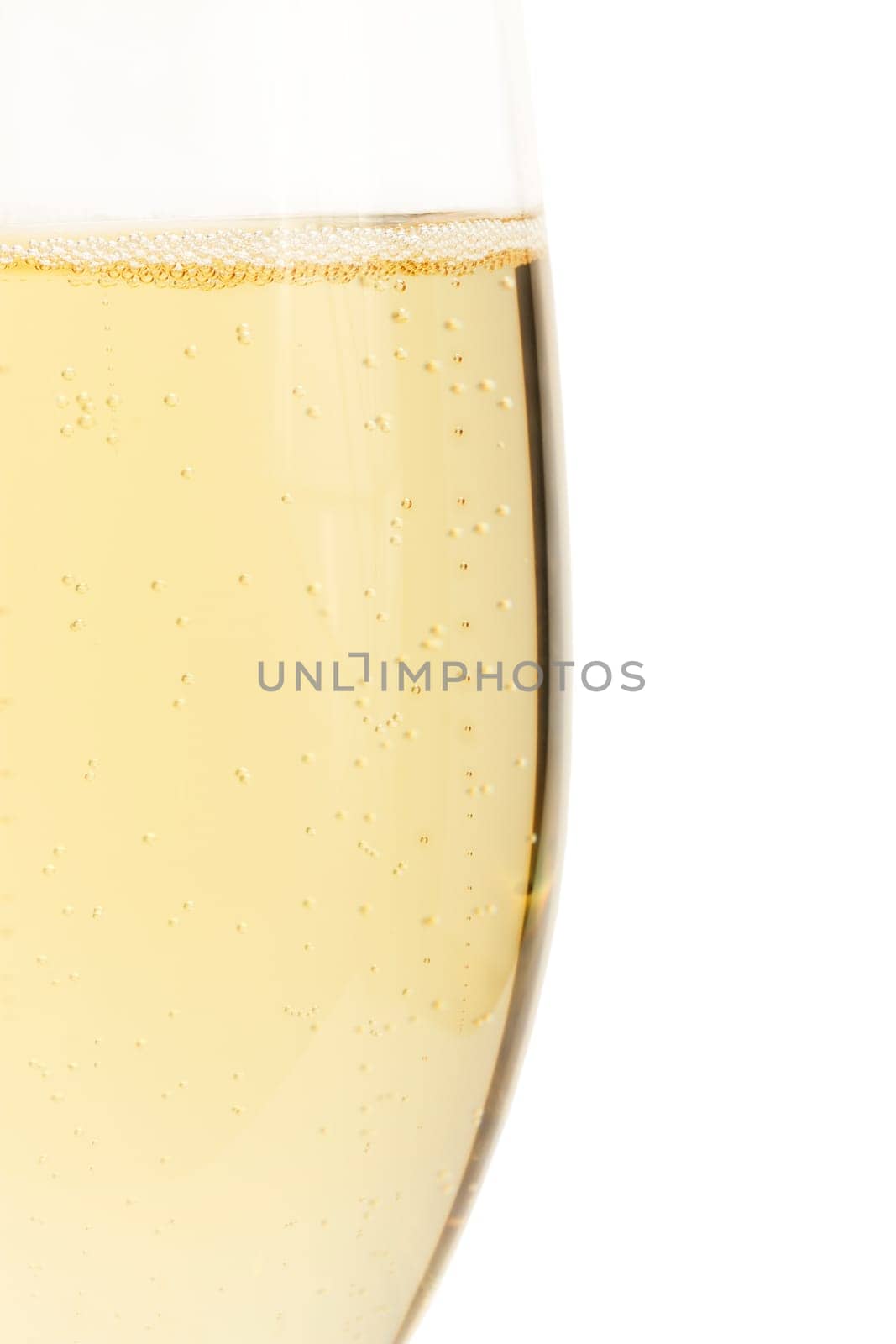Half champagne glass
