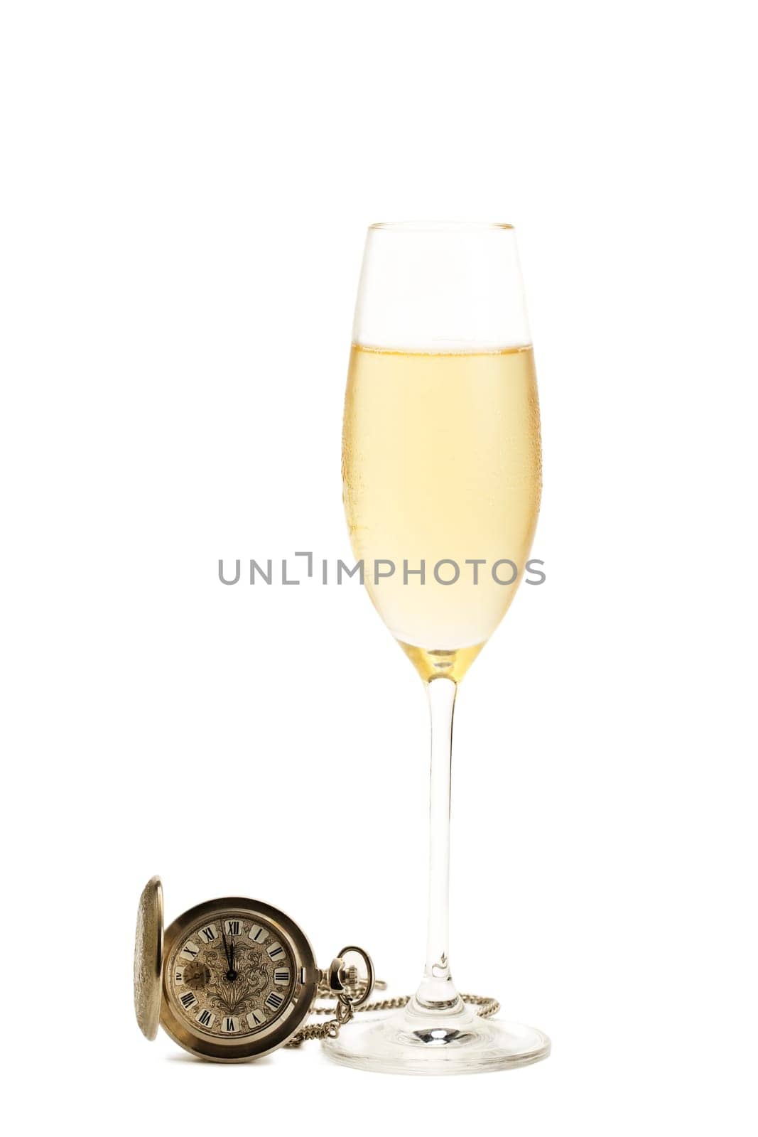 Champagne pocket watch