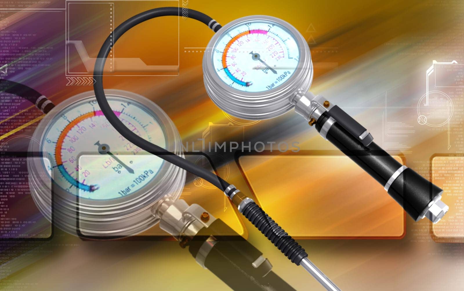 Air tyre inflator
