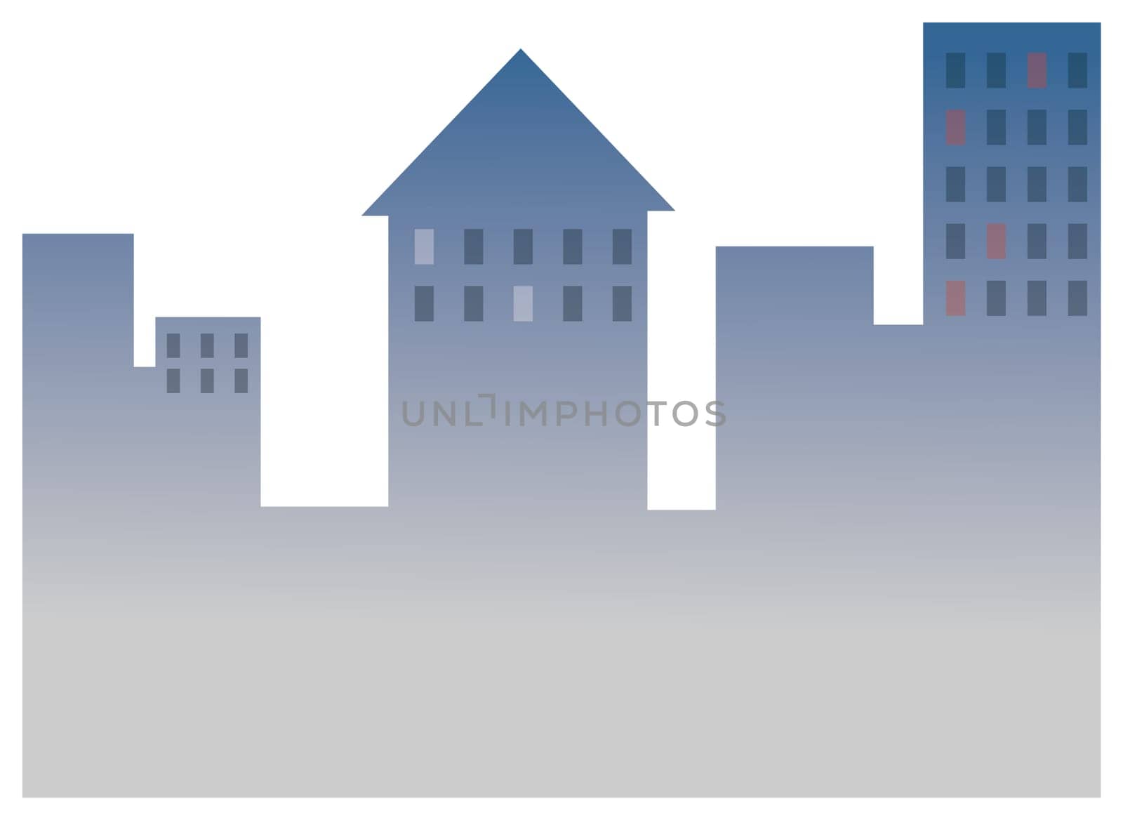 Silhouette of building