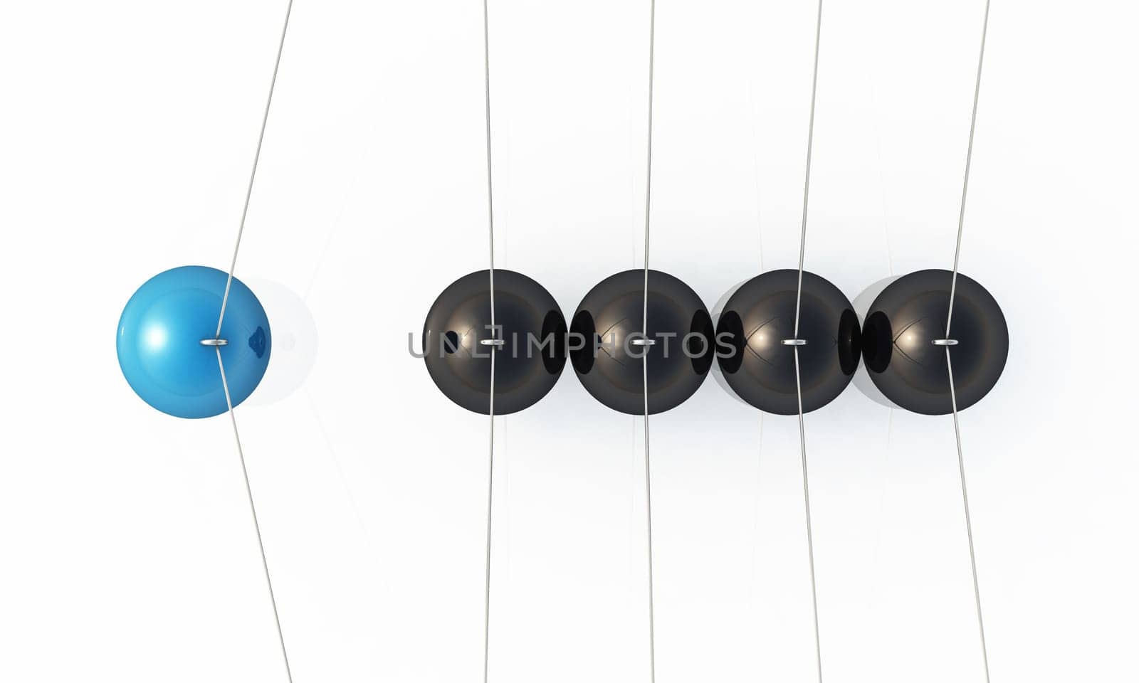 Swing from above - blue black