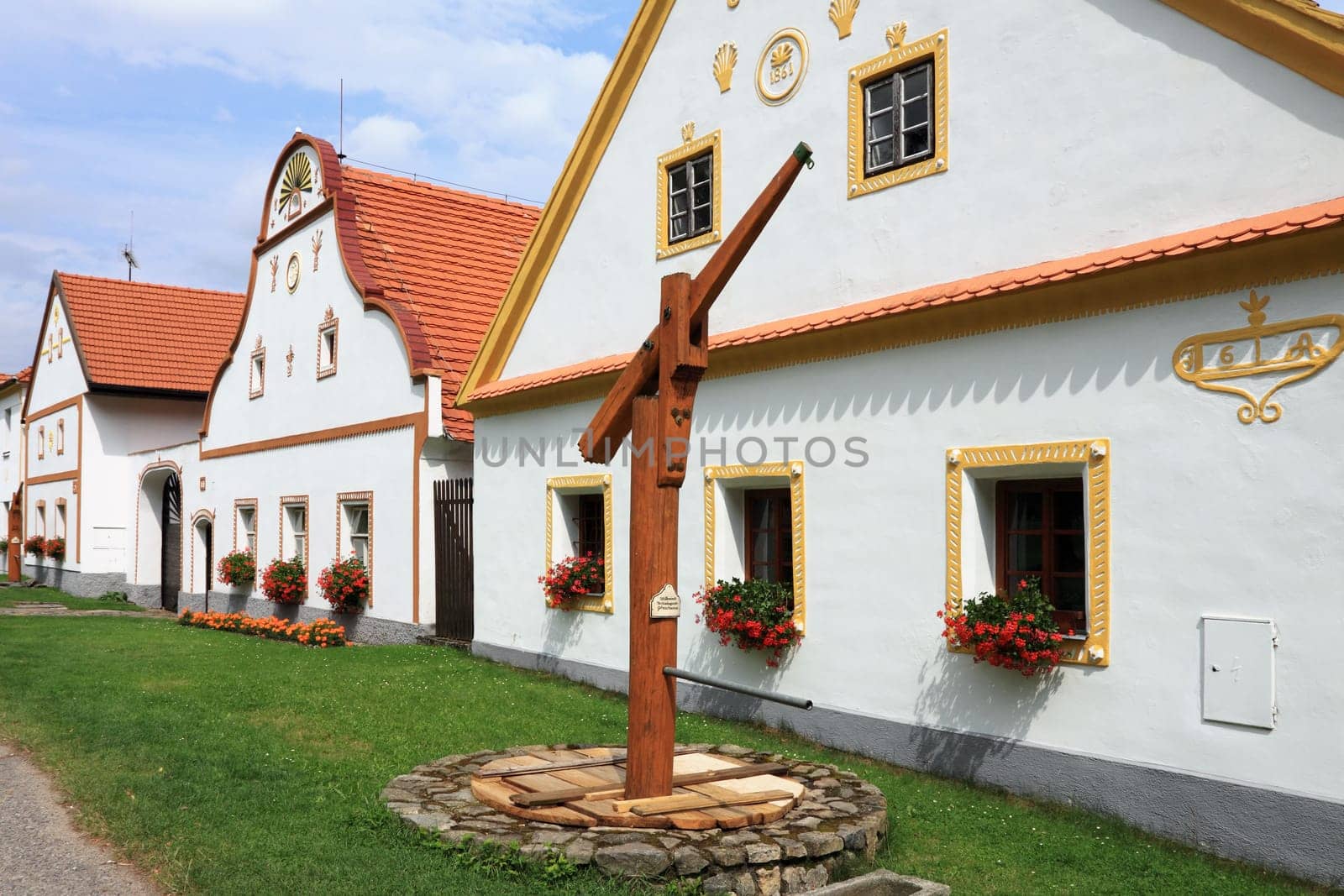 Czech Republic - UNESCO village Holesovice in South Bohemia