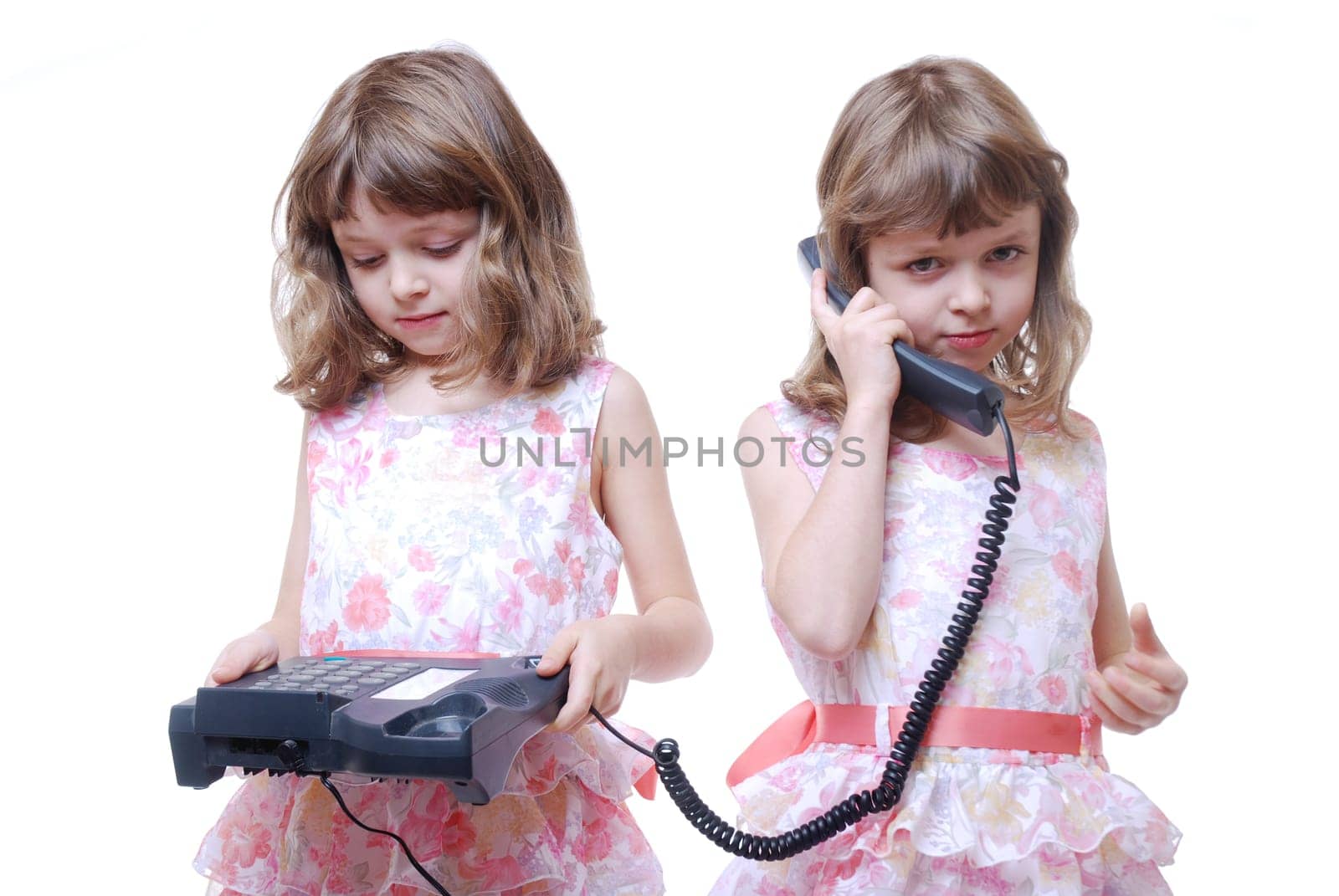 Geminis talking on the phone