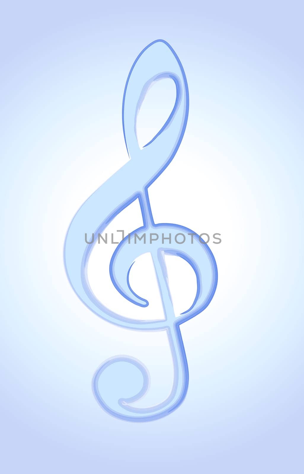 Watercolor - Music - clef