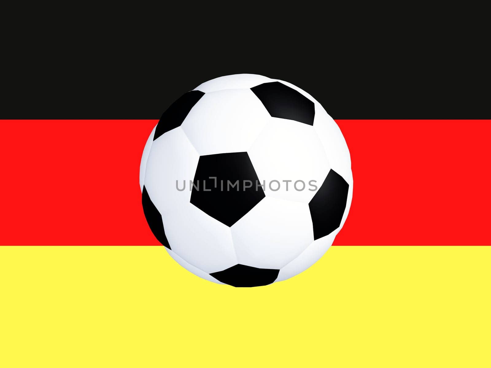 Football on the German flag 23