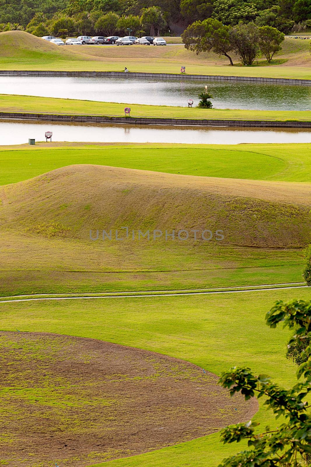 Golf place with nice green