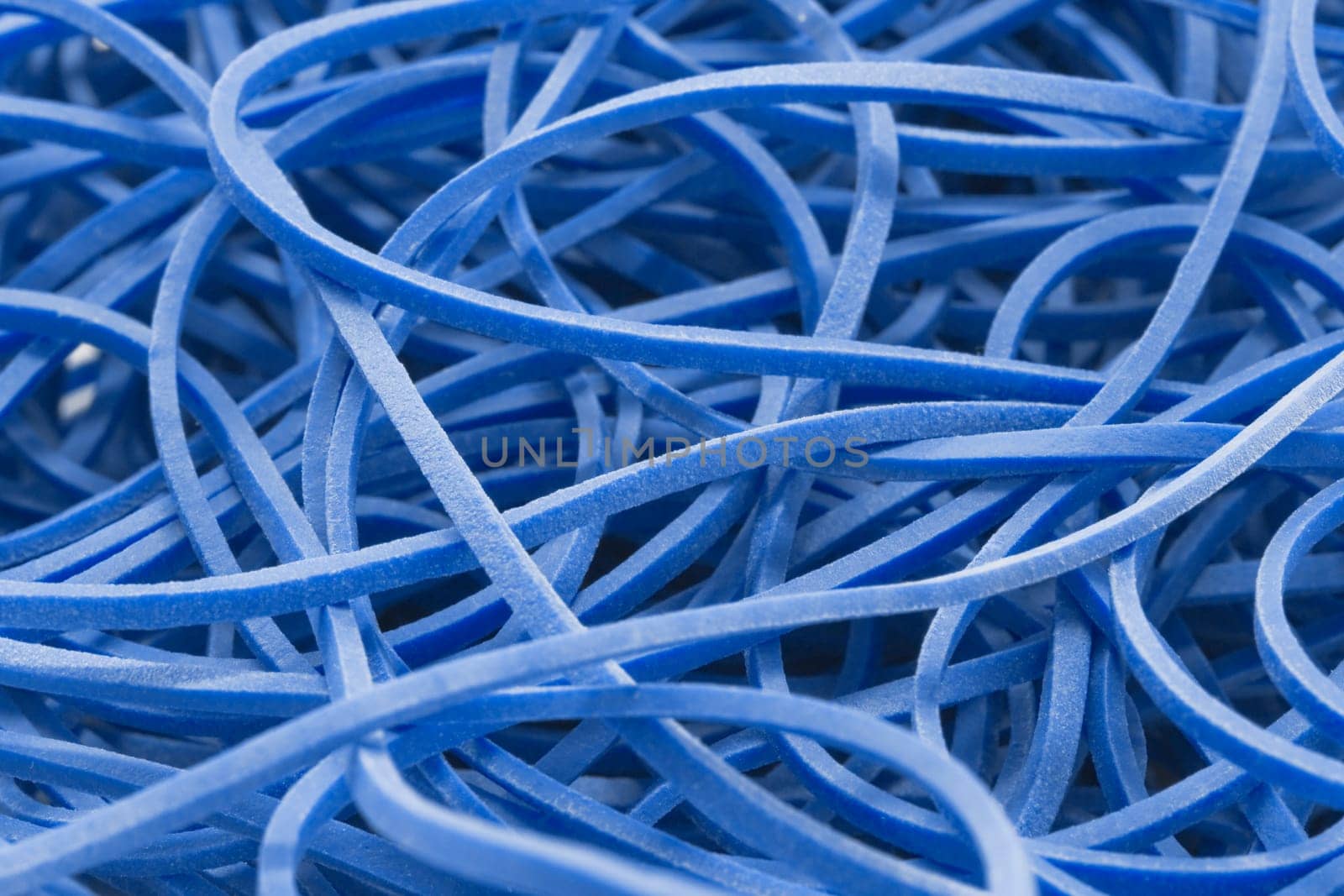 Blue Rubber Bands Background
