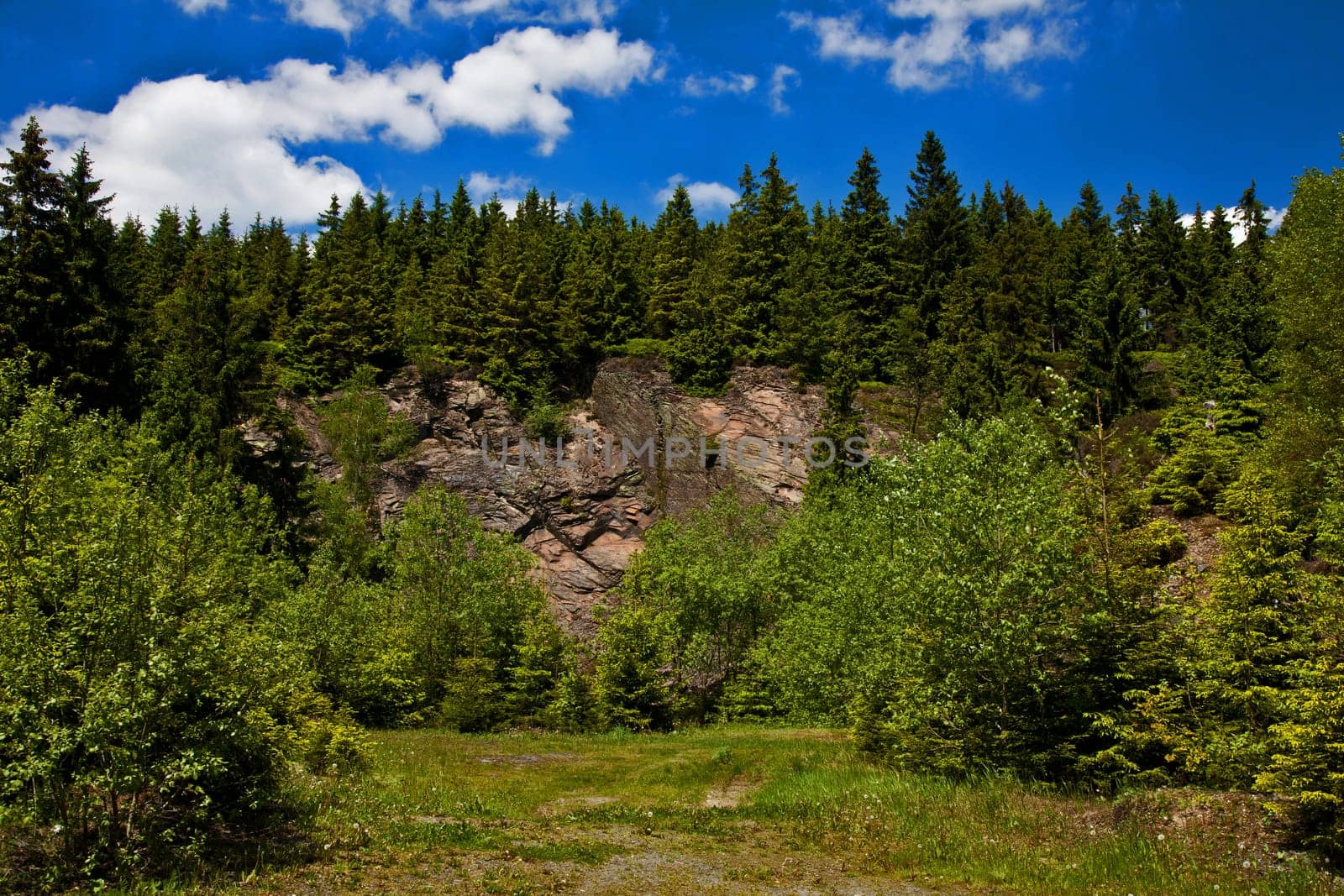 Slate quarry in the Slate Mountains