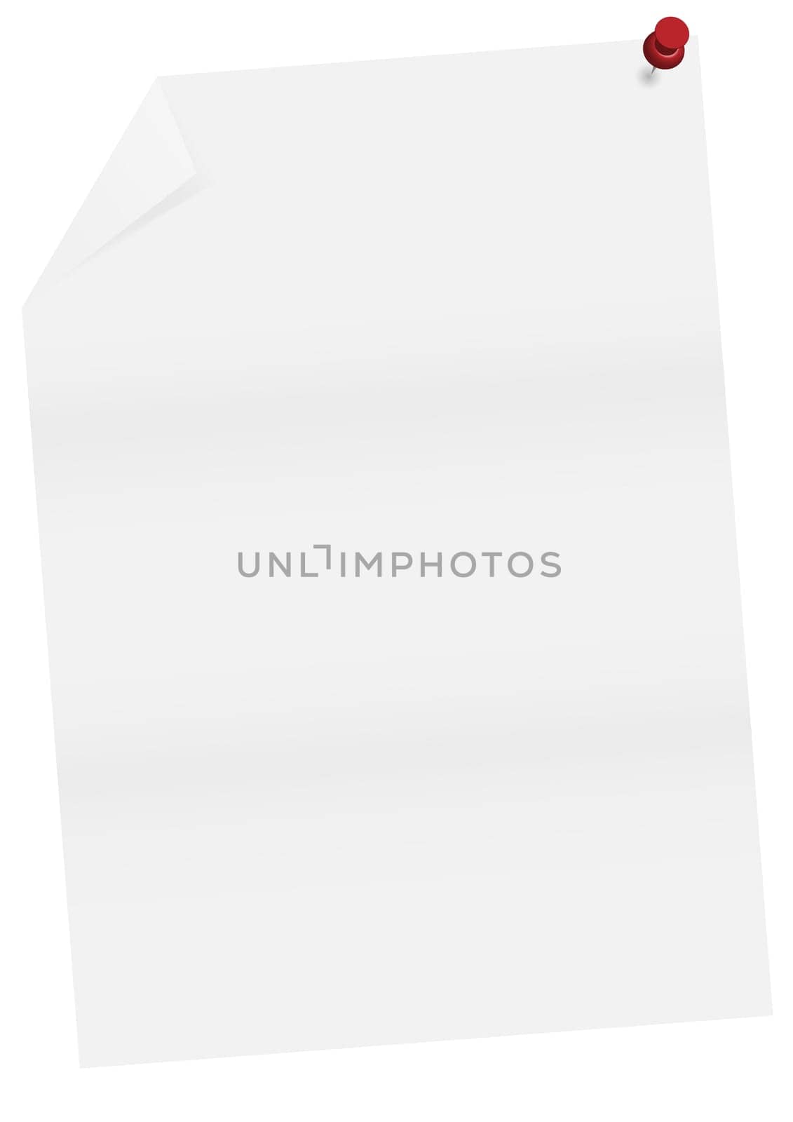Empty paper sheet
