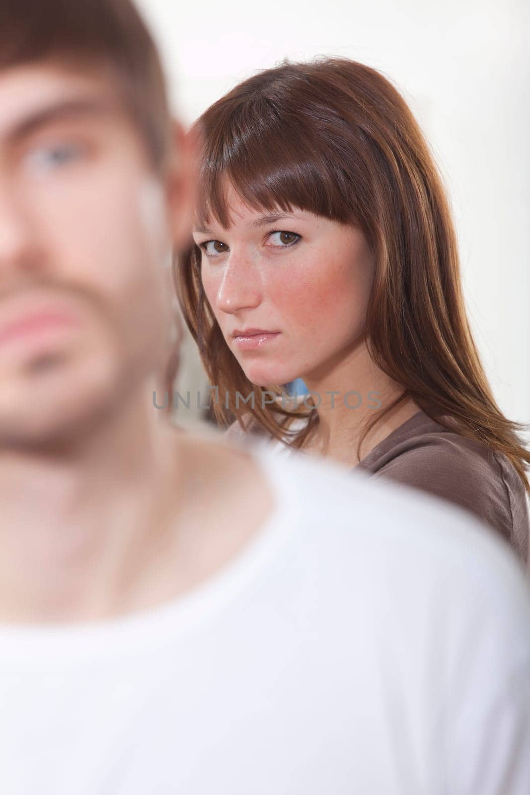 frustrated couple