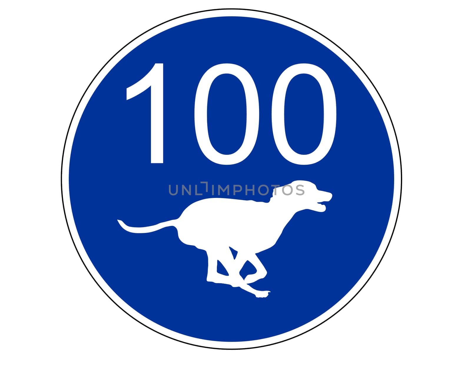 Traffic signs for dogs