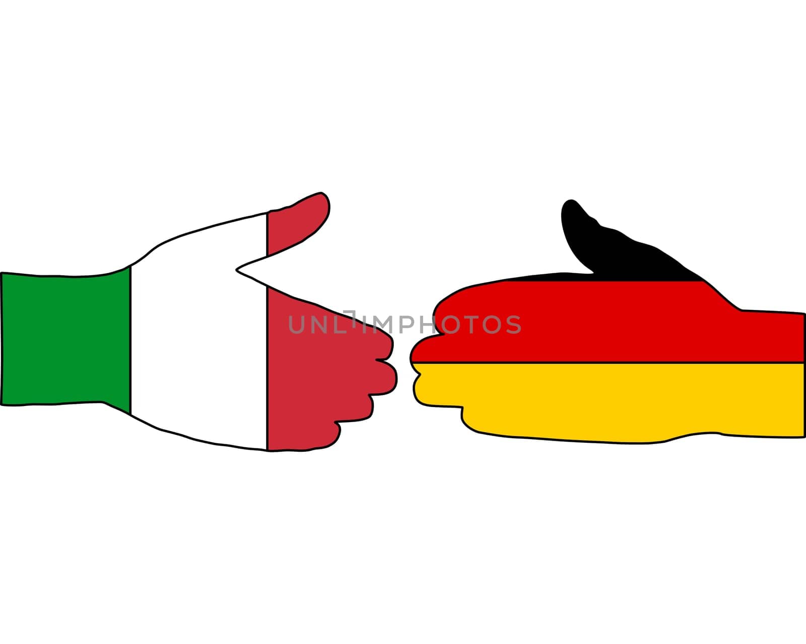 International handshake