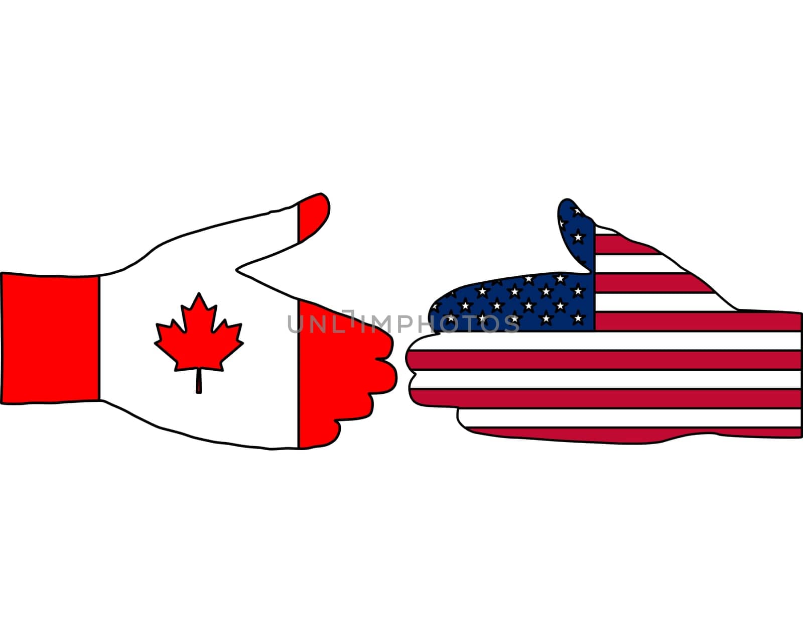 International handshake
