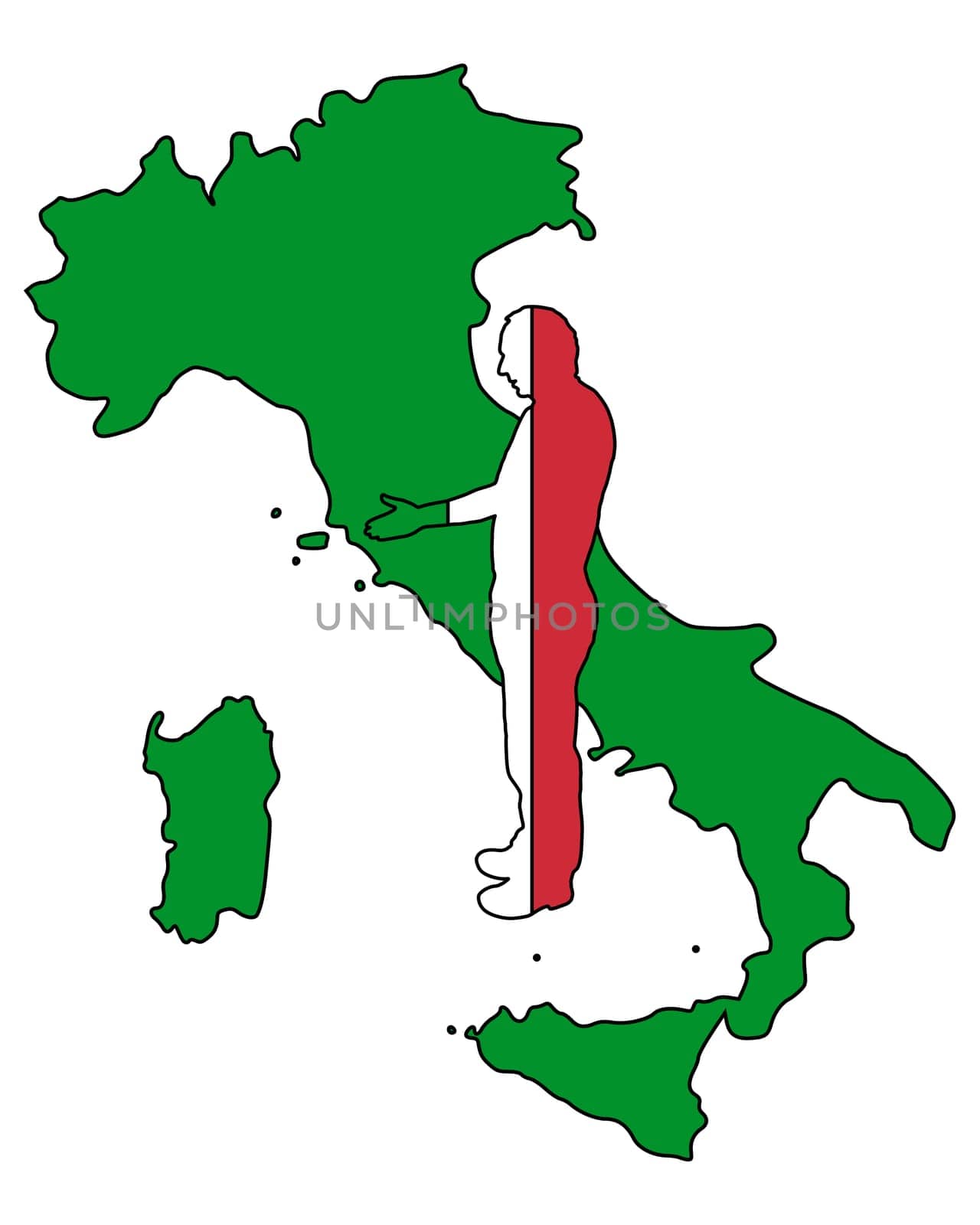 Italian handshake