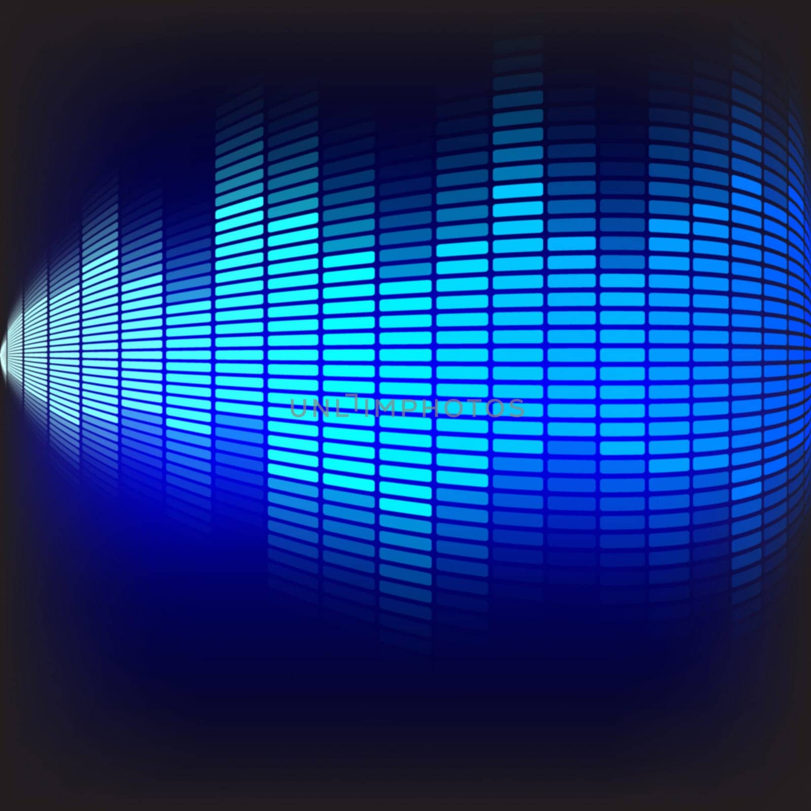 Abstract Background  - Blue Equalizer
