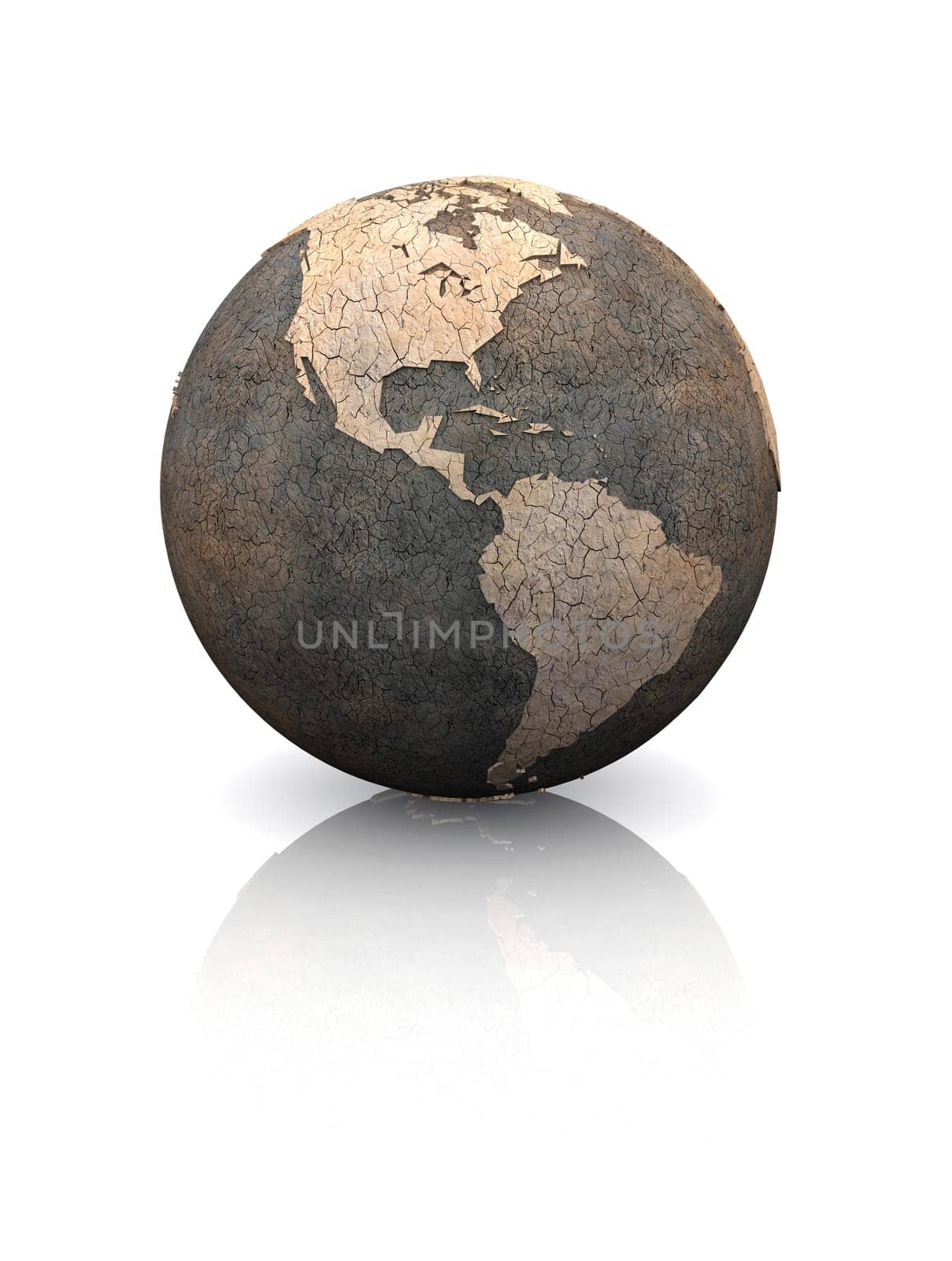 Dry earth concept - USA