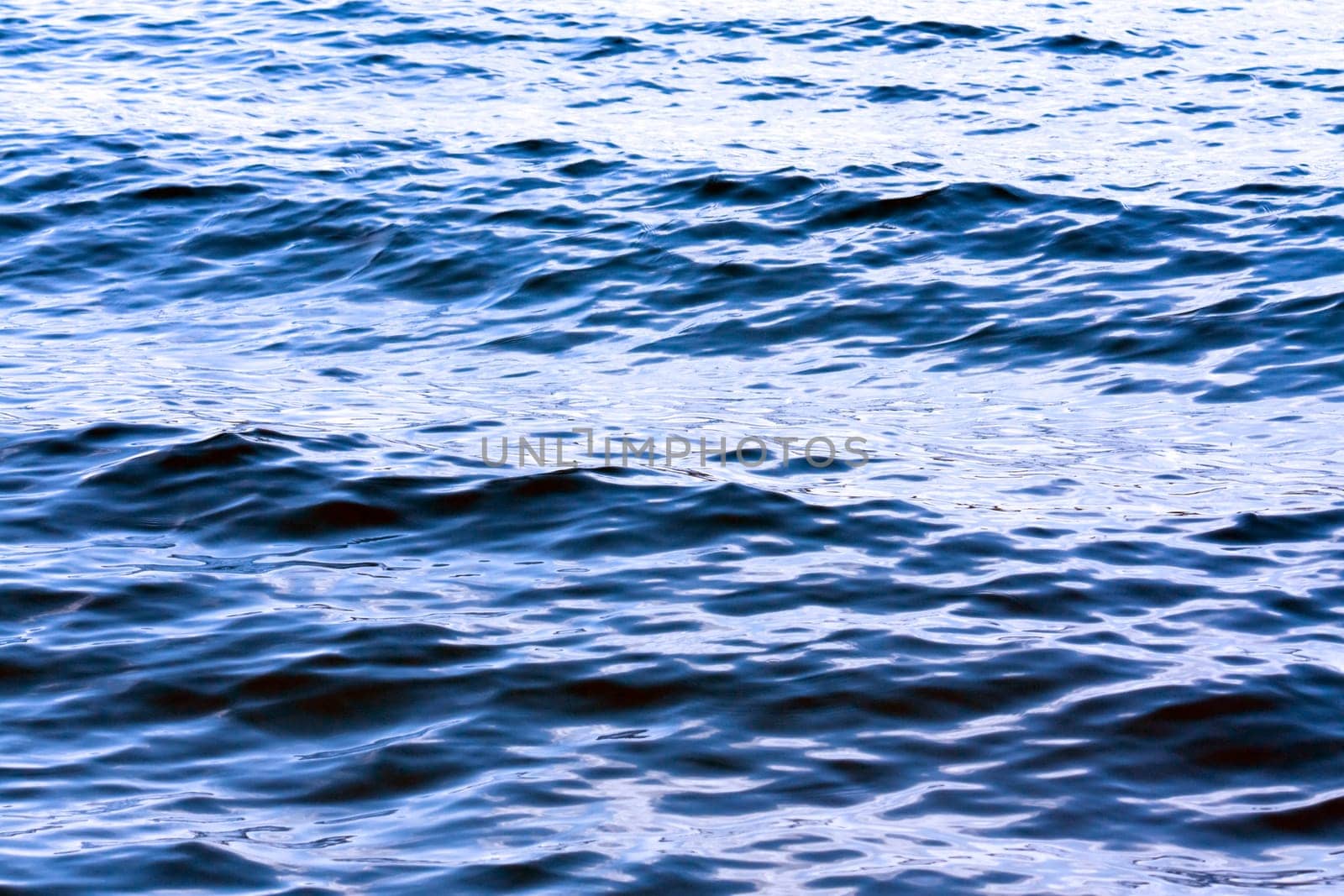 Blue Ocean Waves Background 03