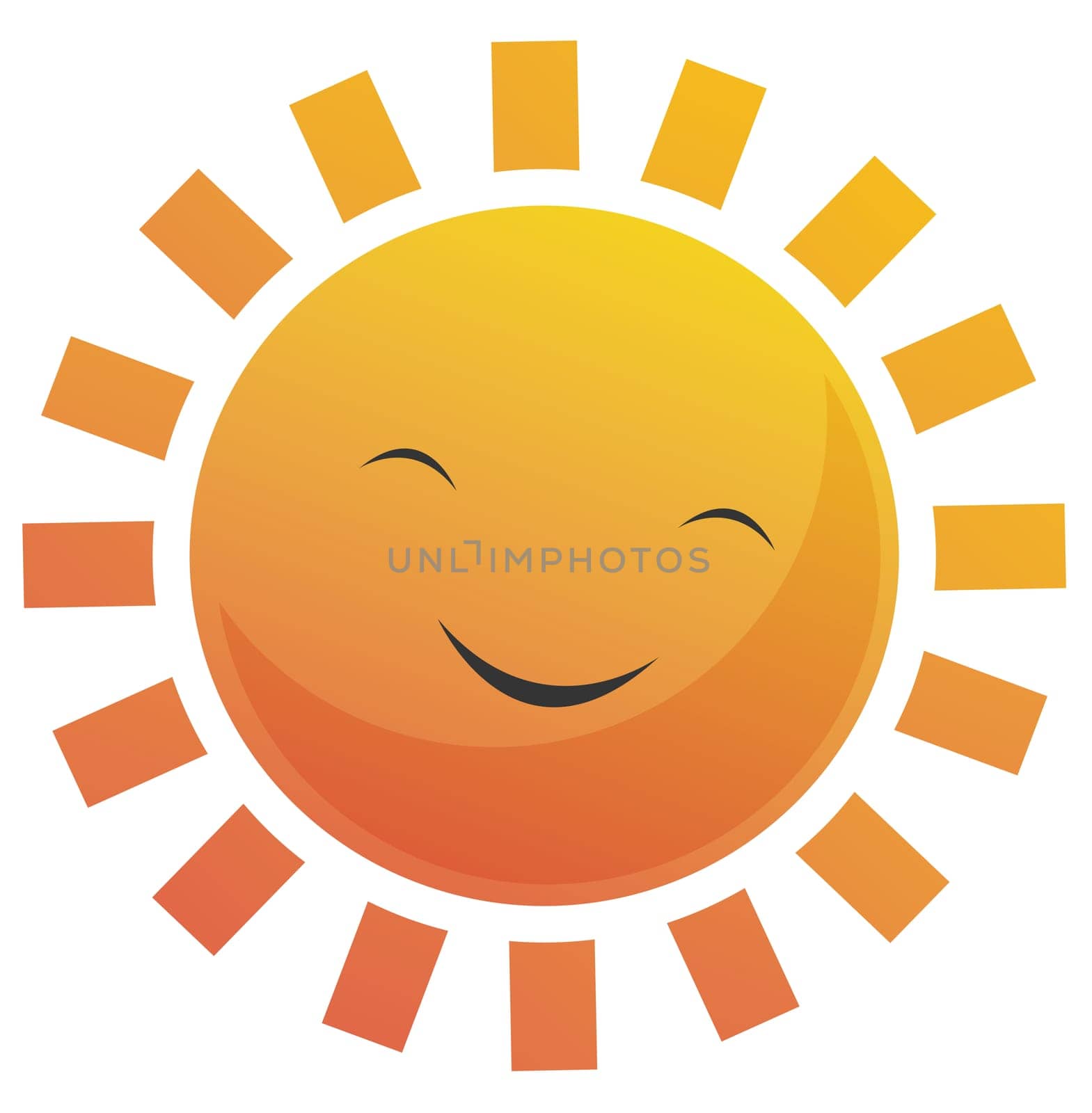 Cartoon Sun Face