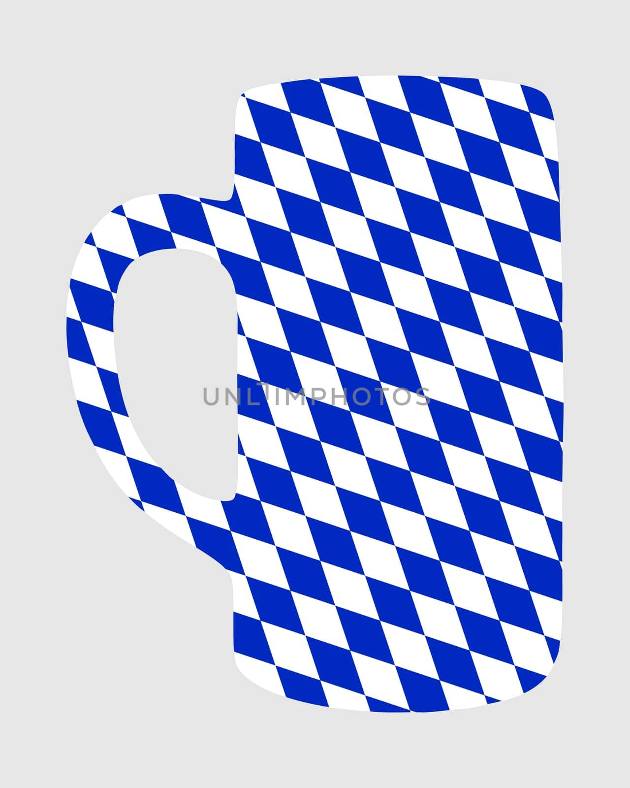 Bavarian beer mug