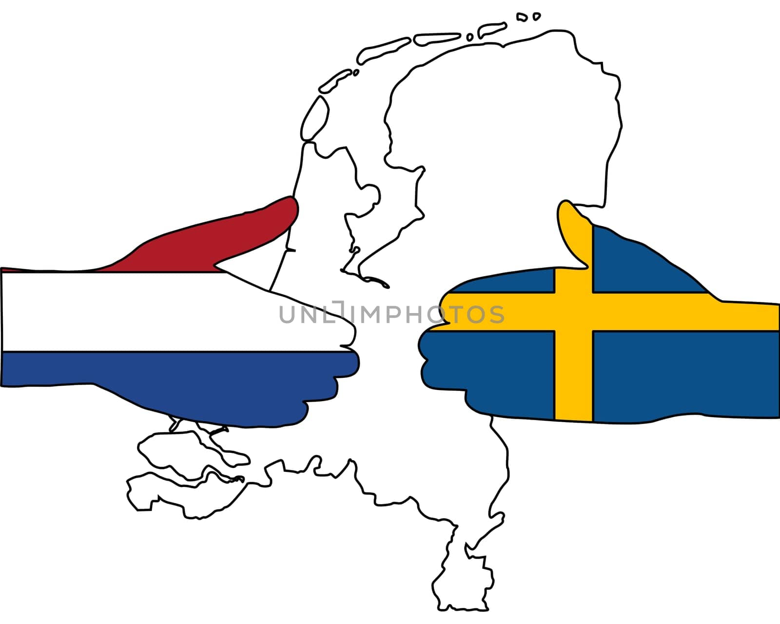 International handshake