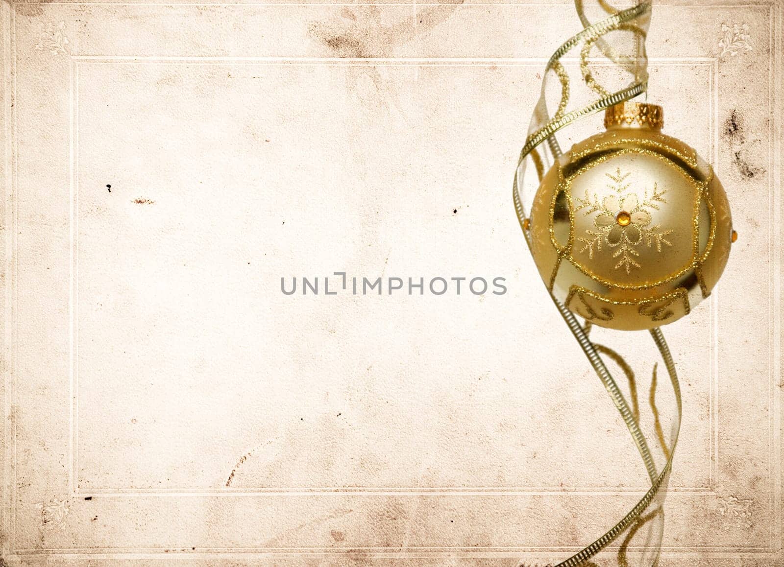 Vintage christmas greeting card