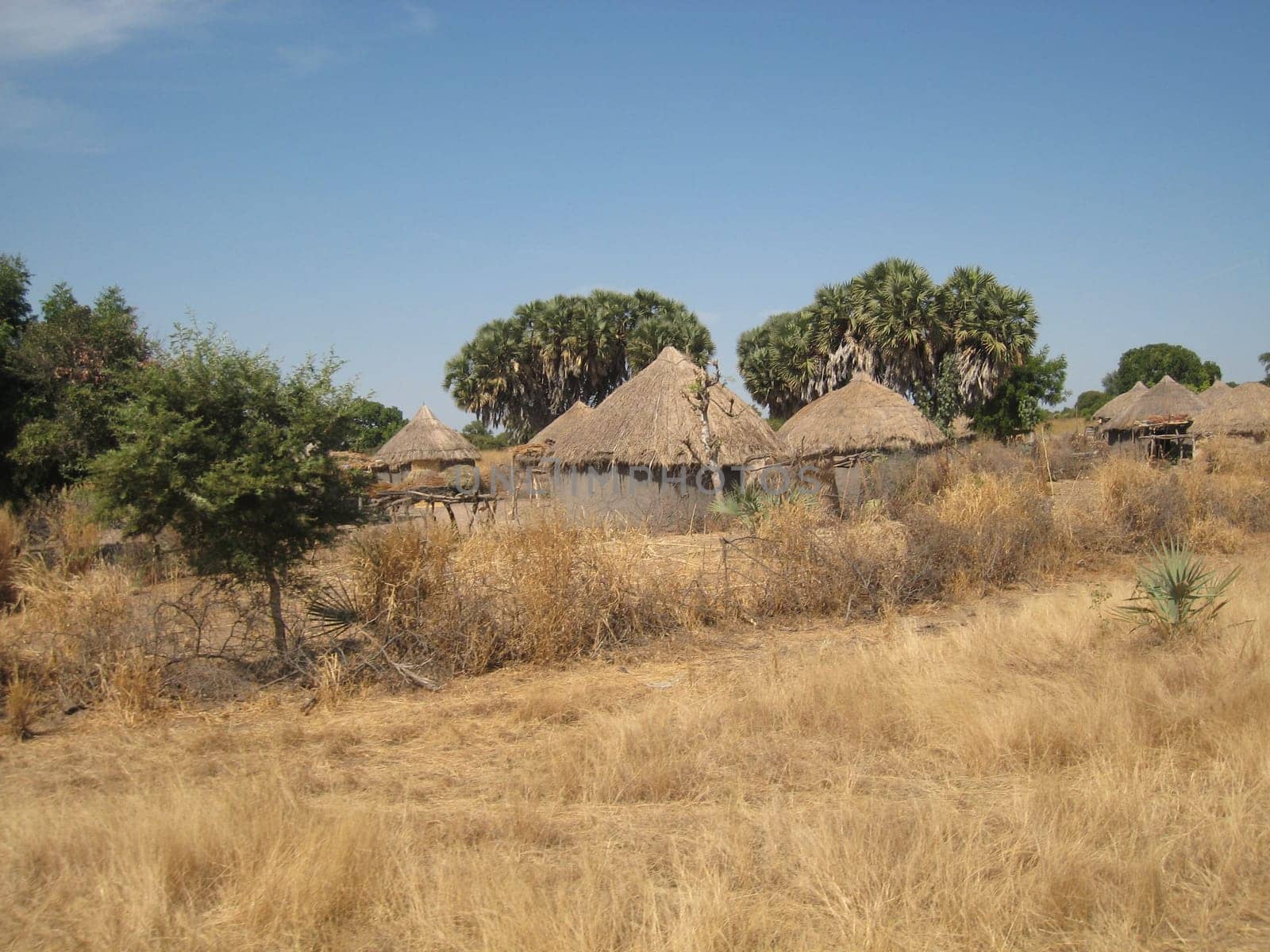 african village view