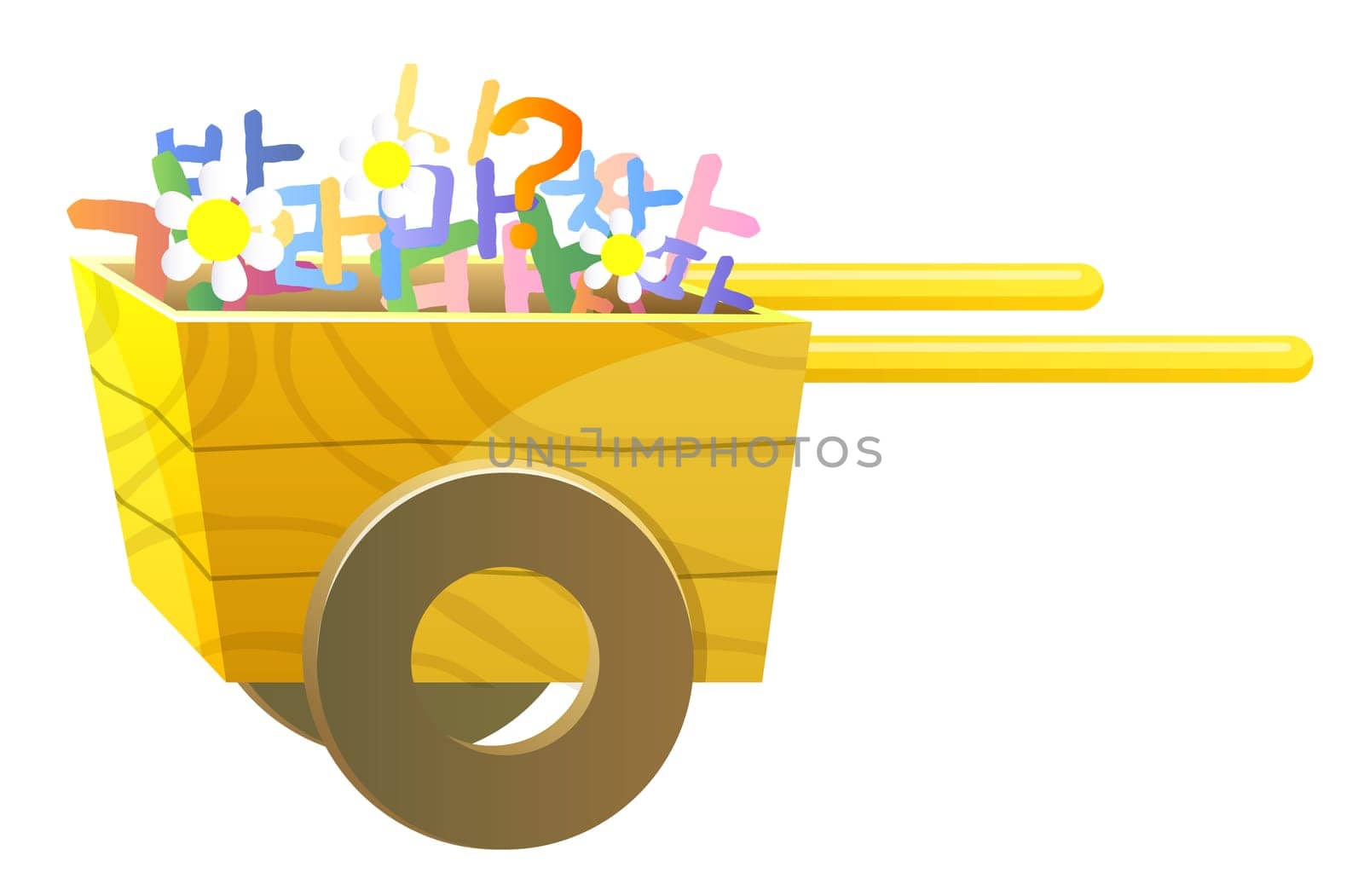 wood cart