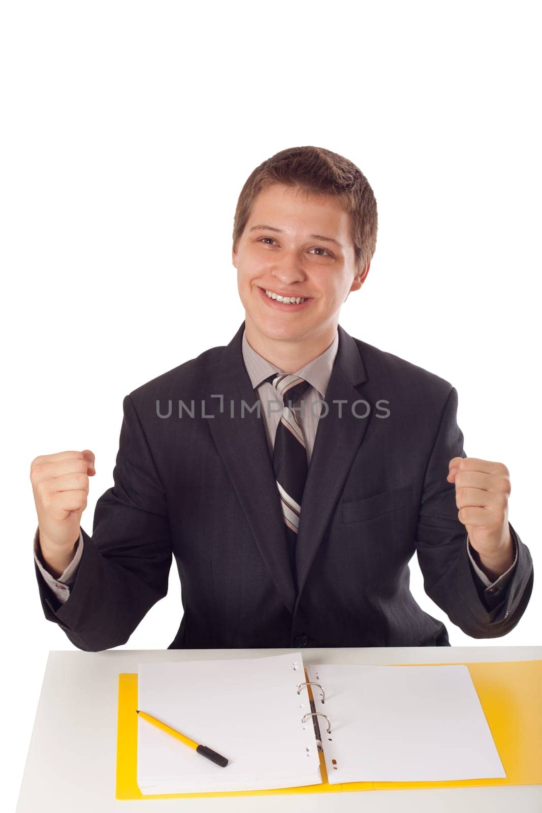 Happy young man