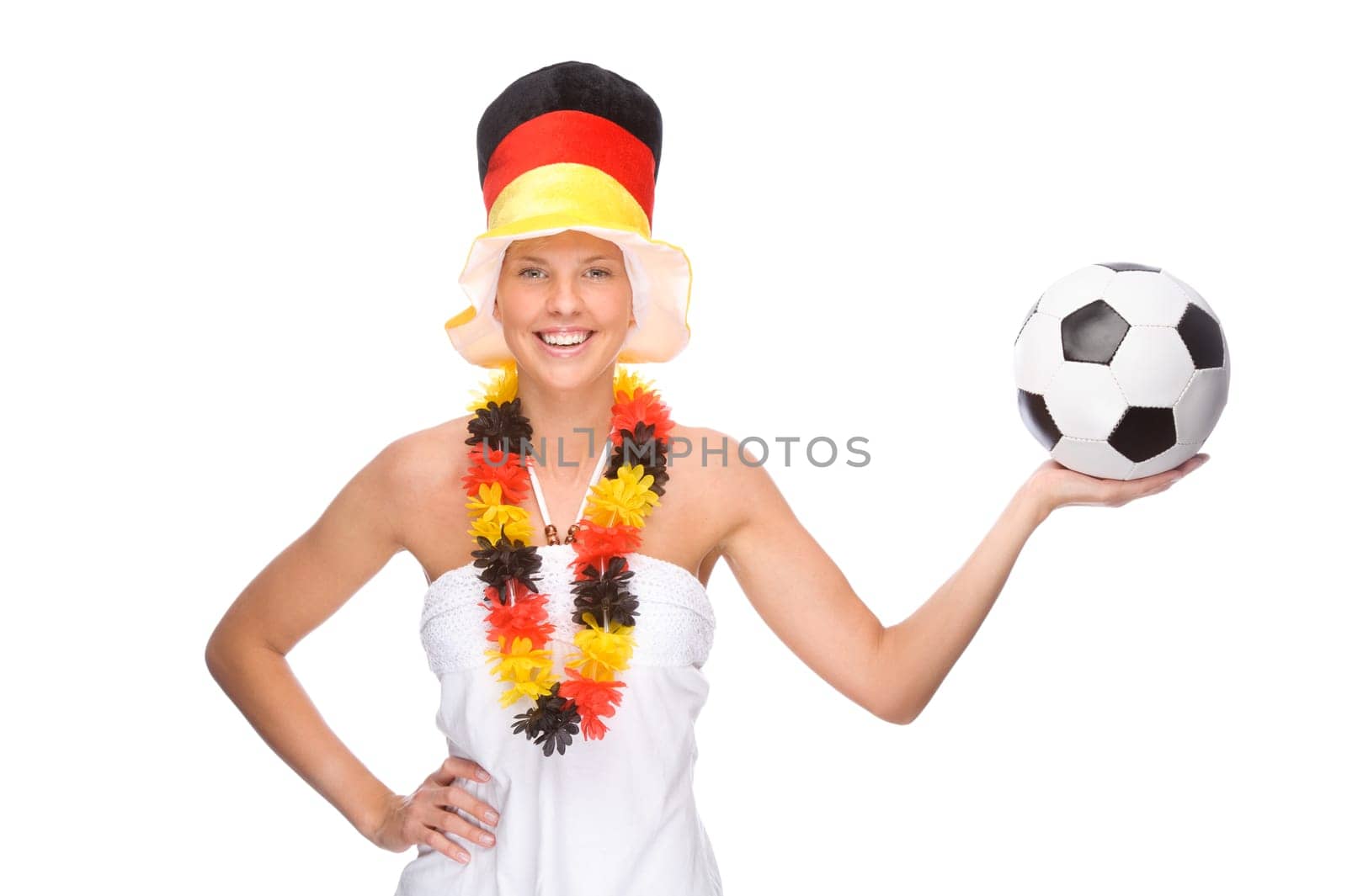 Female football fan