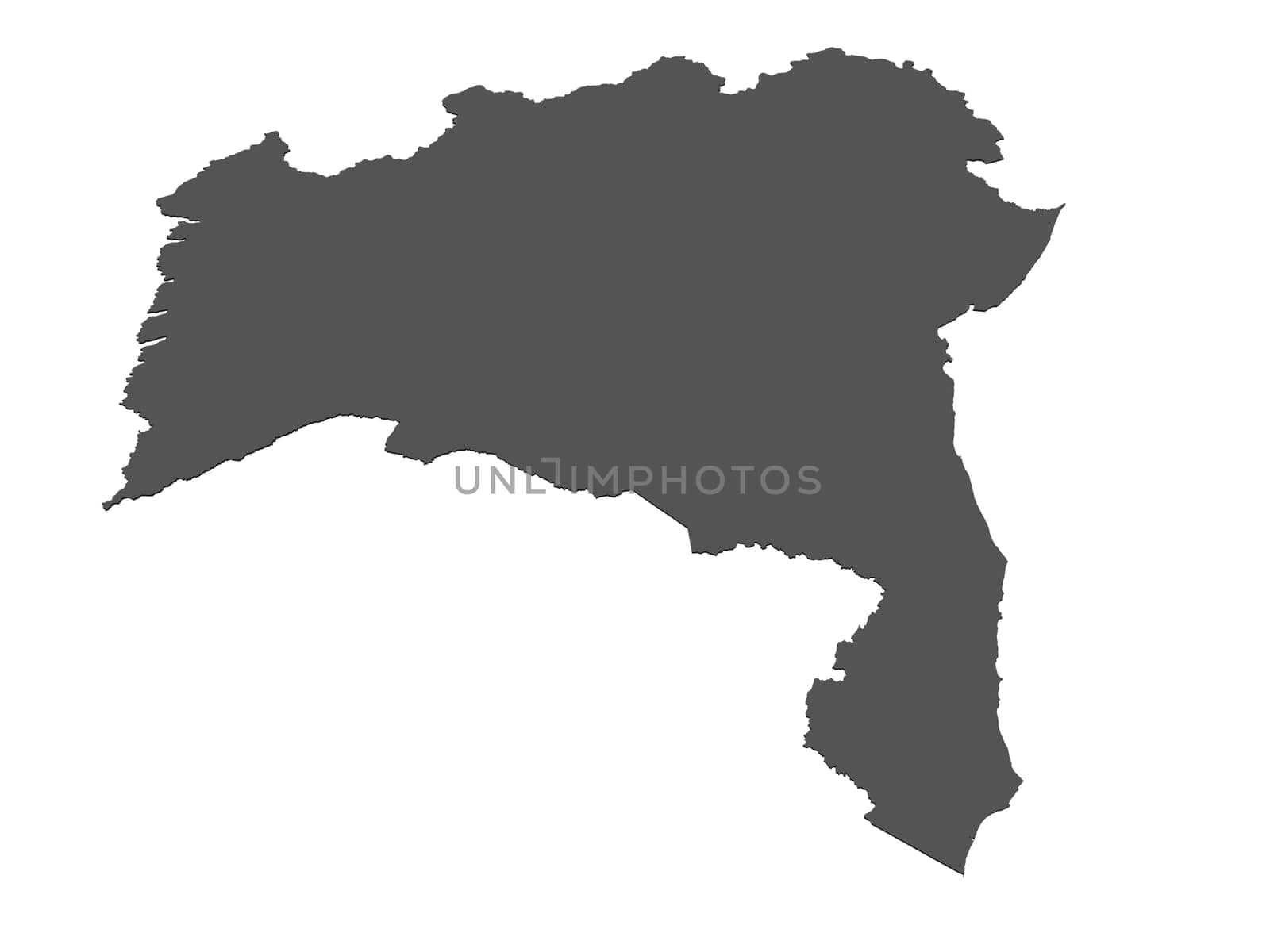Map of Bahia - Brazil