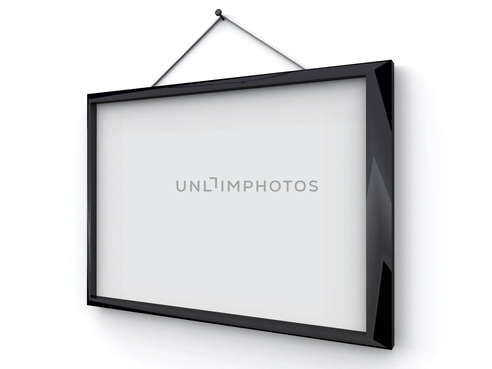 Blank Picture Frame Black