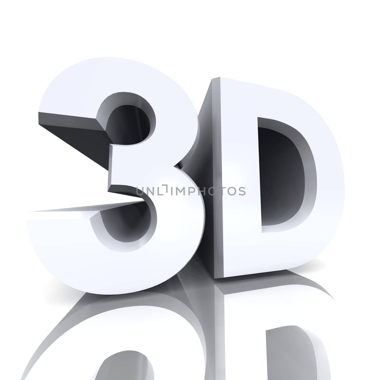3D Cinema Text - Silver 01